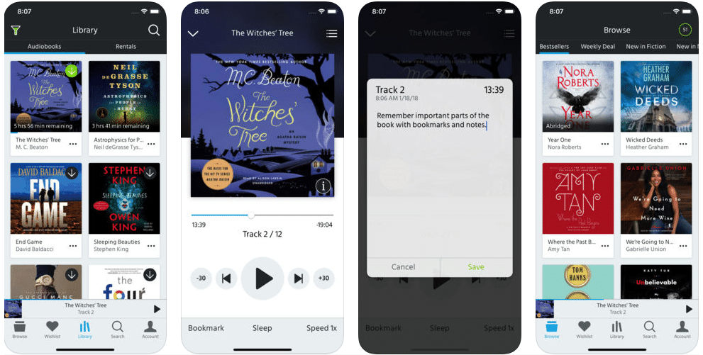 أفضل التطبيقات للاستمتاع إلى الكتب الصوتية Audiobooks