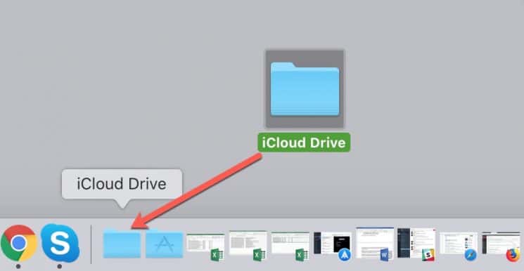 كيفية إضافة iCloud Drive إلى شريط التطبيقات Dock على جهاز ماك