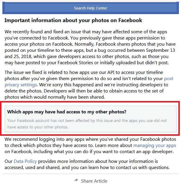 بعد اختراق فيسبوك.. إليك كيفية حماية خصوصيك ومنع فيسبوك من الوصول لصورك