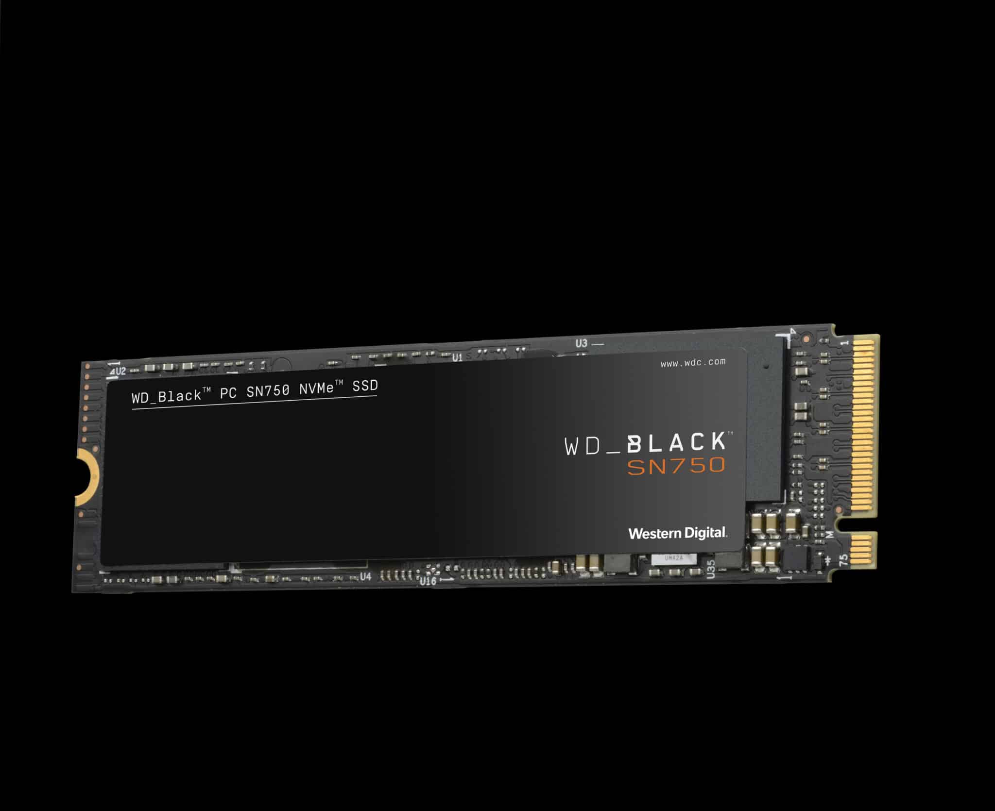 ويسترن ديجيتال تطرح محرك الألعاب WD BLACK SN750 NVME SSD