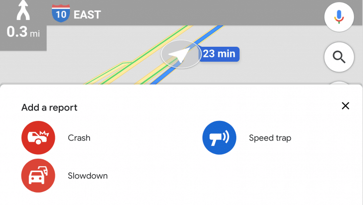 جوجل تضيف ميزة الإبلاغ عن "تباطؤ" حركة المرور إلى خرائطها