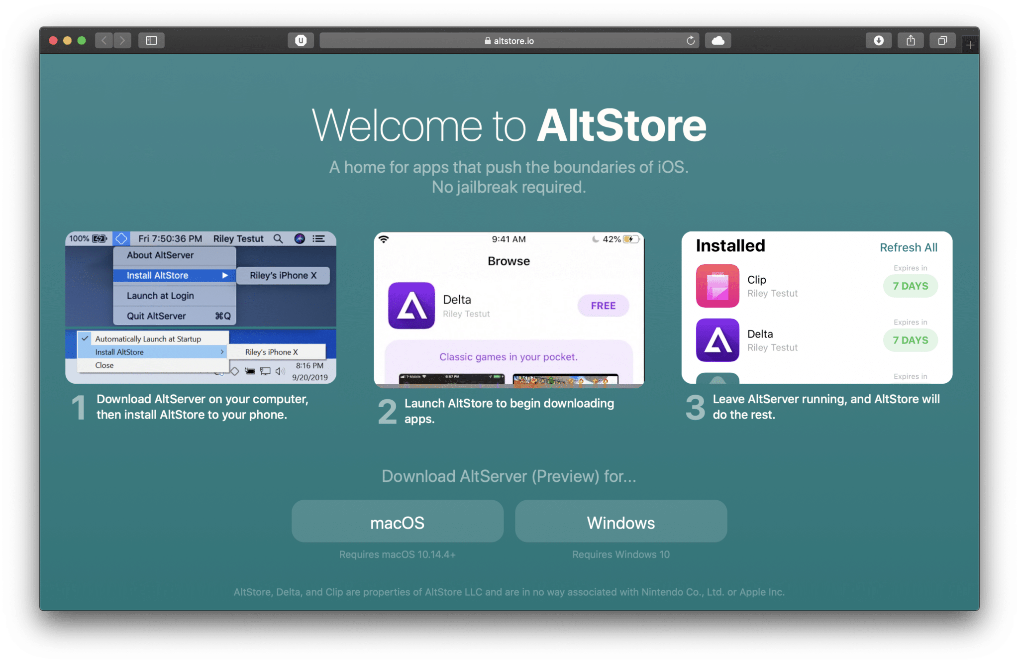 AltStore .. متجر تطبيقات iOS بديل بدون كسر الحماية