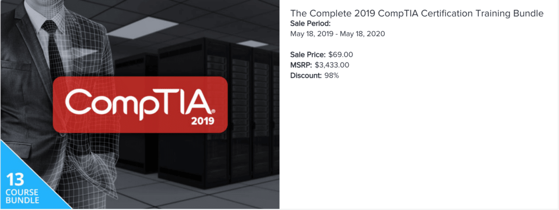 The Complete 2019 CompTIA Certification Training Bundle