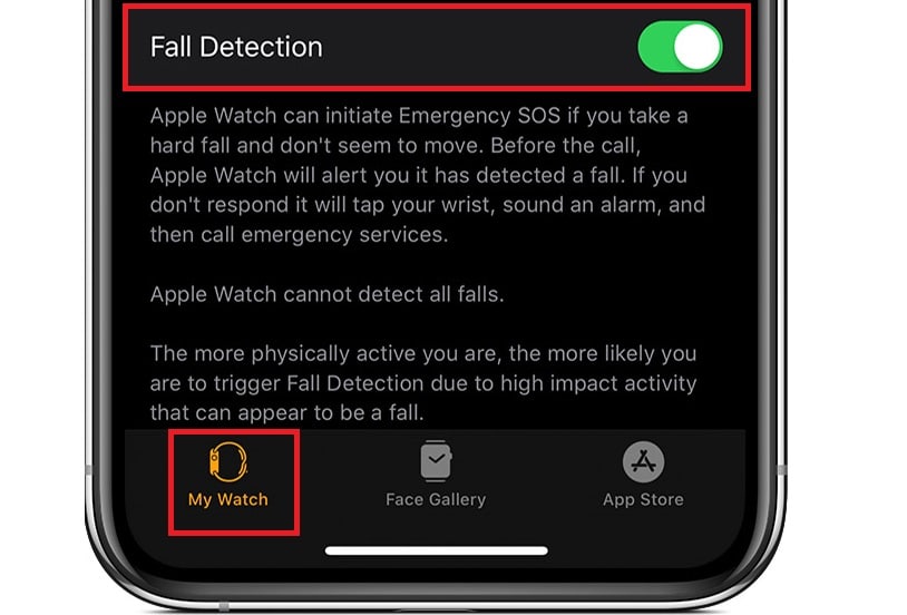 Apple Watch.. إليك كيفية تفعيل ميزة اكتشاف السقوط والاتصال بالطوارئ 