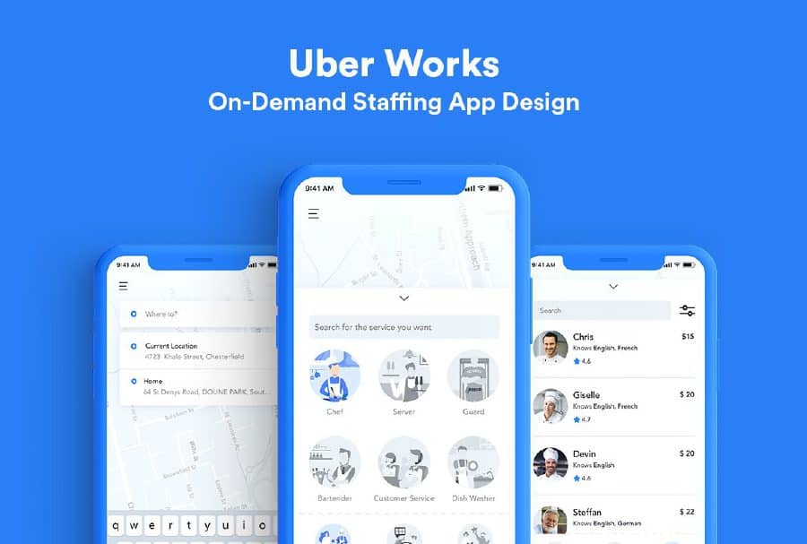 أوبر تطلق تطبيقًا يهدف إلى ربط العمال بالشركات