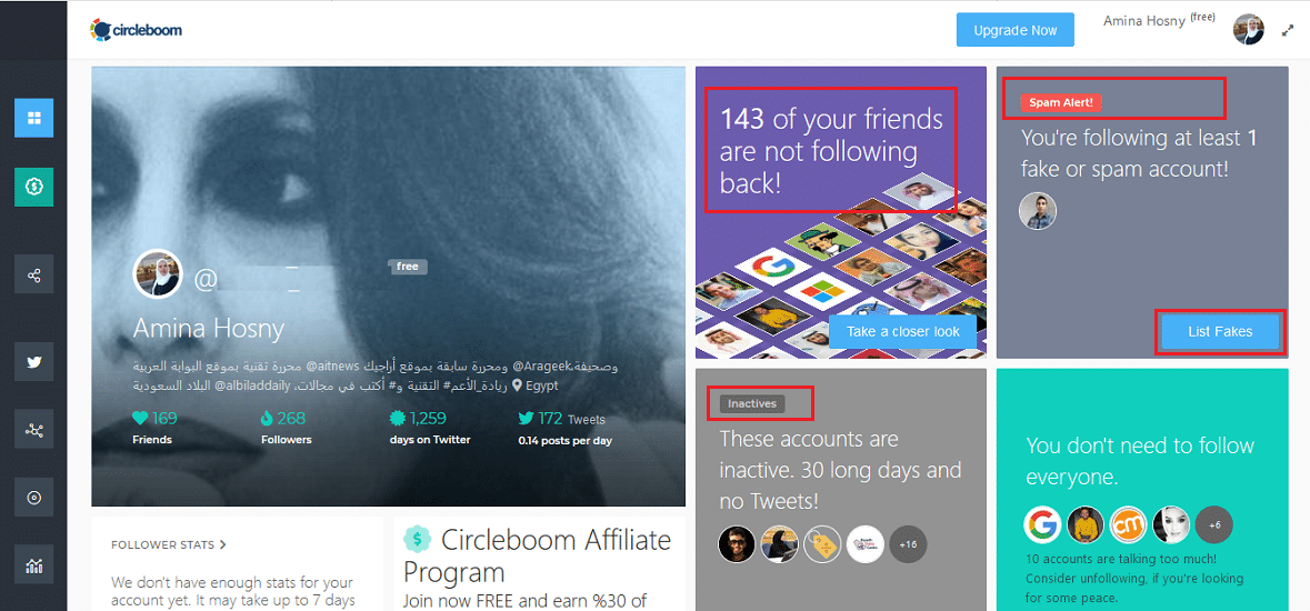 Circleboom.. أداة لتحسين حسابك على تويتر والتخلص من الحسابات الوهمية 