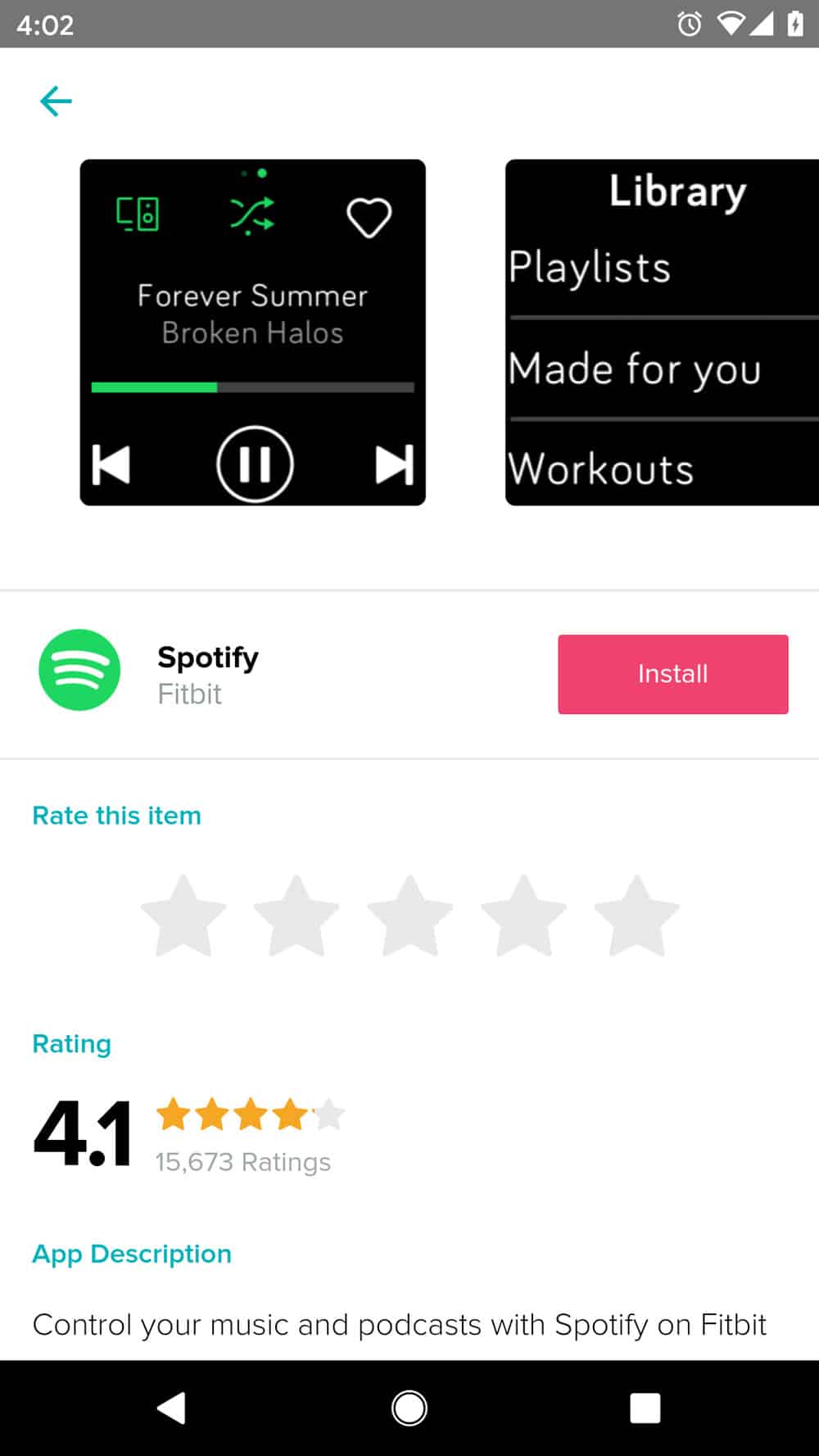 كيفية بث موسيقى Spotify على ساعة Fitbit