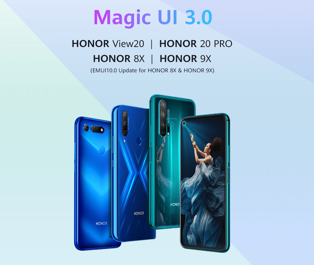 تحديث Magic UI 3.0 يصل إلى سلسلة هواتف HONOR 20