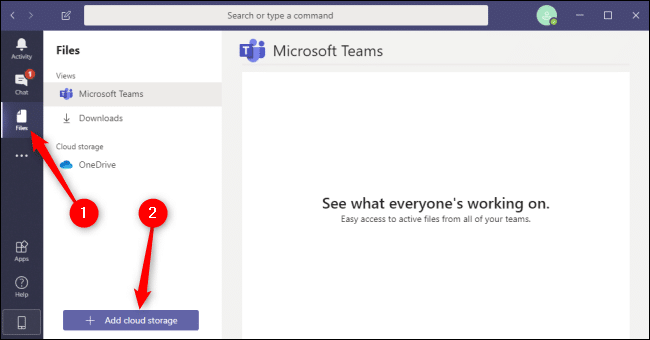 كيفية إضافة تطبيقات التخزين السحابي إلى Microsoft Teams