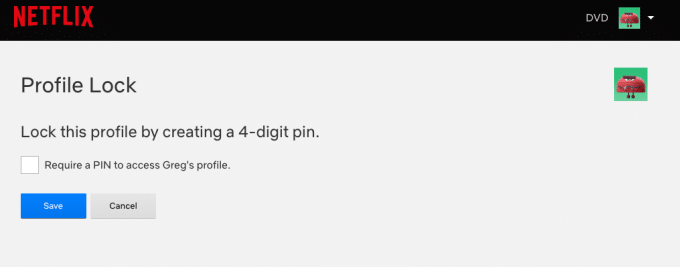 كيفية قفل ملفك الشخصي في Netflix باستخدام رمز مرور PIN Netflix-pin