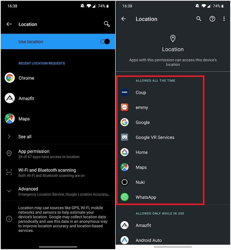  3 ميزات مزعجة يجب إيقاف تشغيلها في هاتف أندرويد Android_turn_off_location-w782