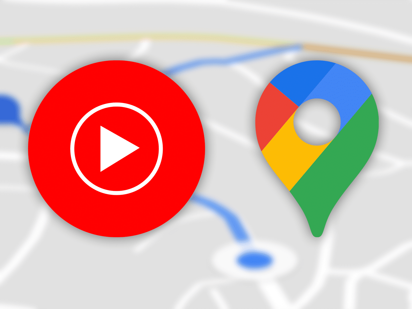 كيفية التحكم بتطبيق يوتيوب ميوزك من داخل خرائط جوجل