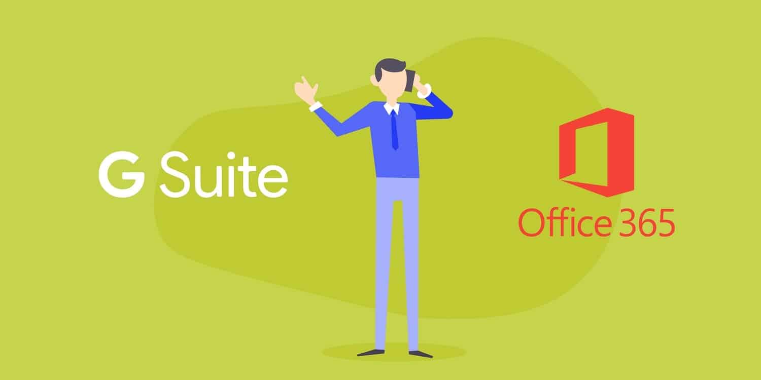 مقارنة بين خدمتي Office 365 و G Suite وأيهما افضل لك؟