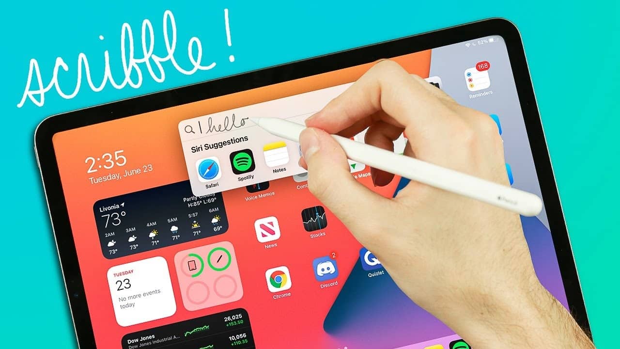 ماهي ميزة Scribble في iPadOS 14 وكيف يمكنك استخدامها؟