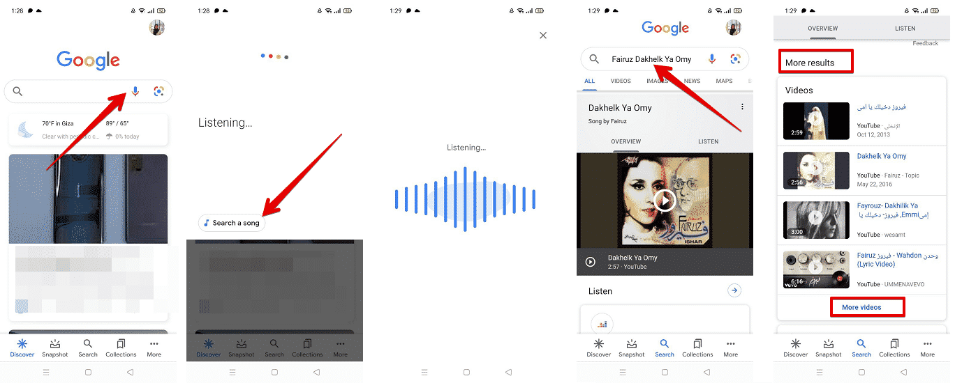 كيفية استخدام ميزة الدندنة من جوجل للبحث عن الأغاني التي لا تتذكرها