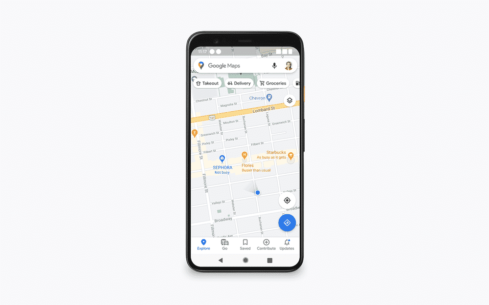 صورة خرائط جوجل ستشير قريبًا إلى مدى انشغال المكان مباشرة على الخريطة