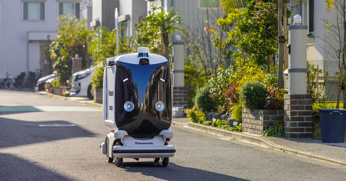 باناسونيك تختبر رد فعل اليابان على روبوتات التوصيل