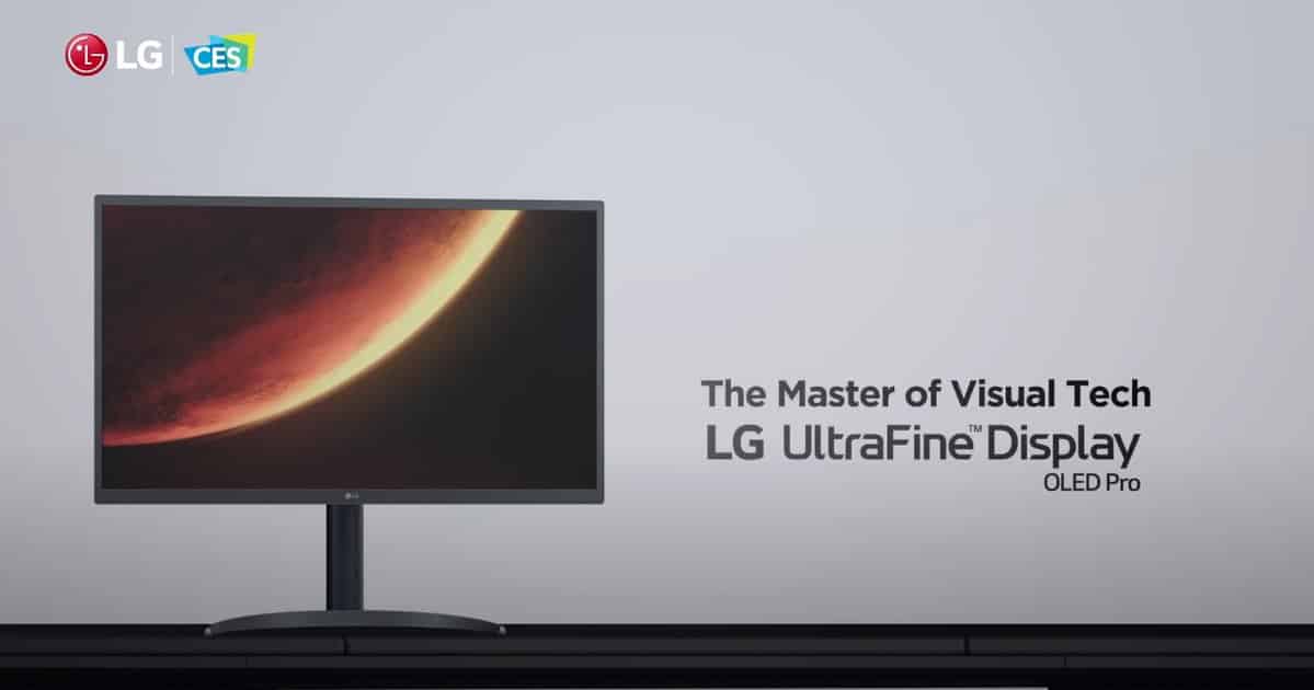 إل جي تعرض شاشة UltraFine OLED Pro