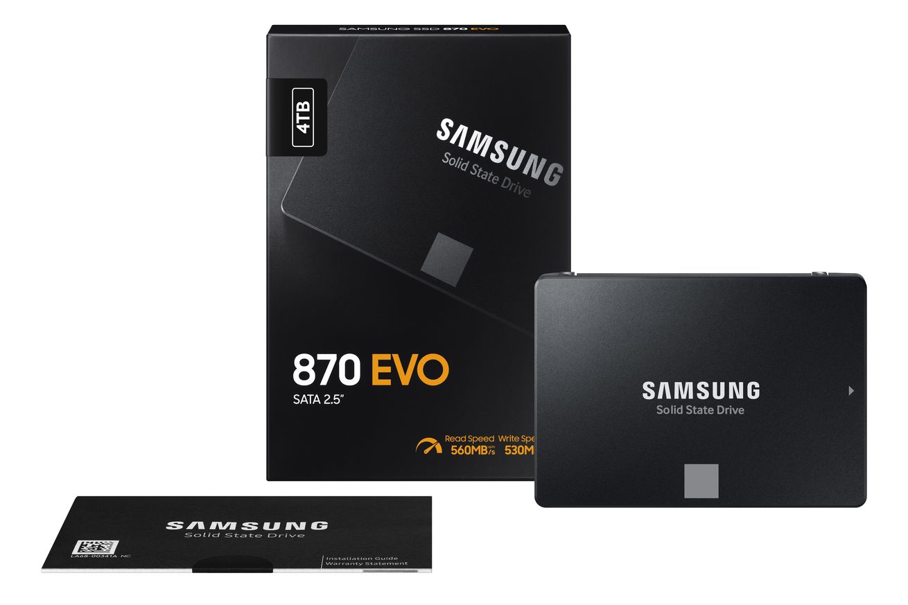 870 Evo SSD من سامسونج يوفر سرعات أعلى وأسعارًا أقل
