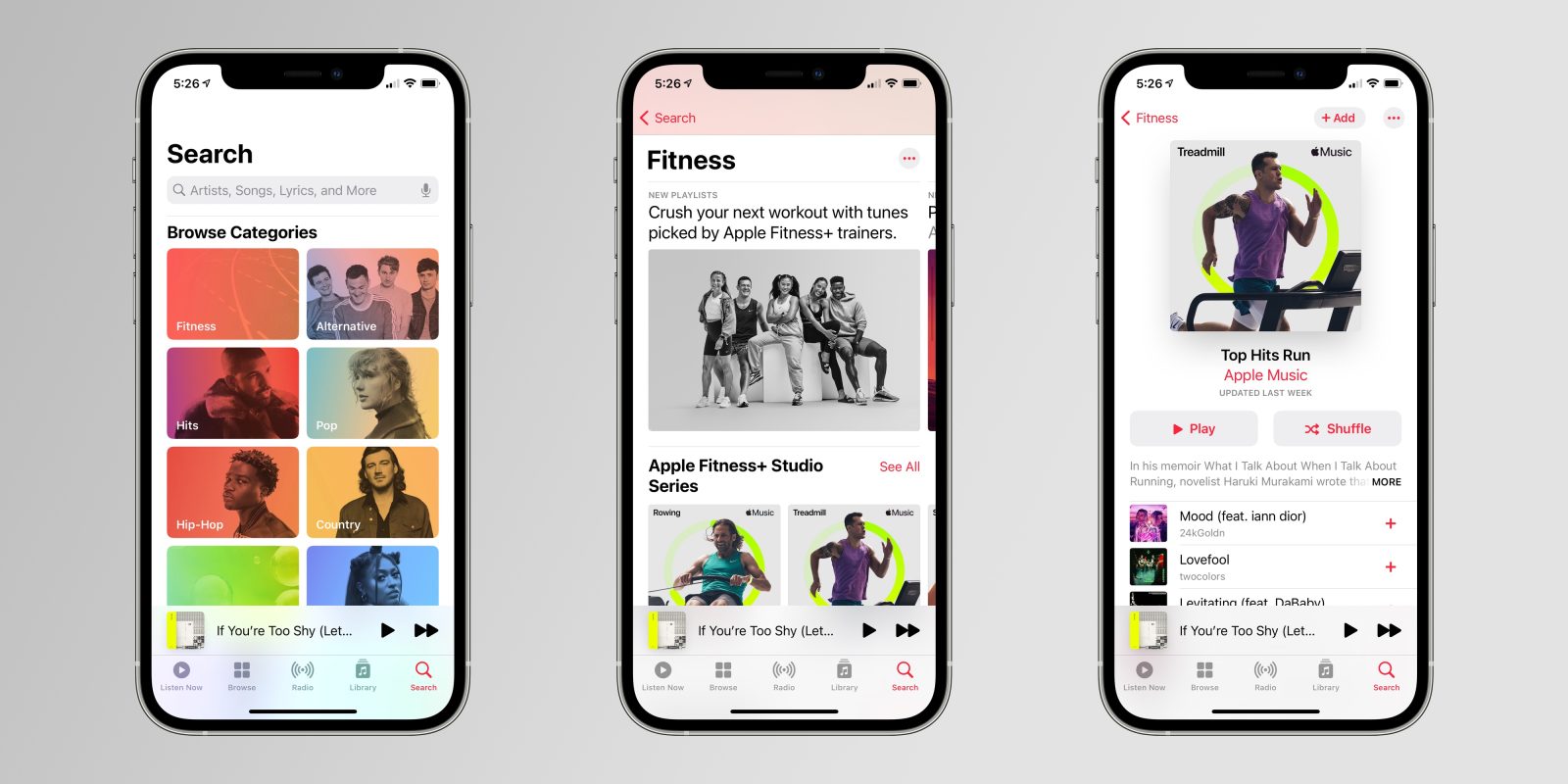 آبل تروج لتكامل +Fitness مع Apple Music