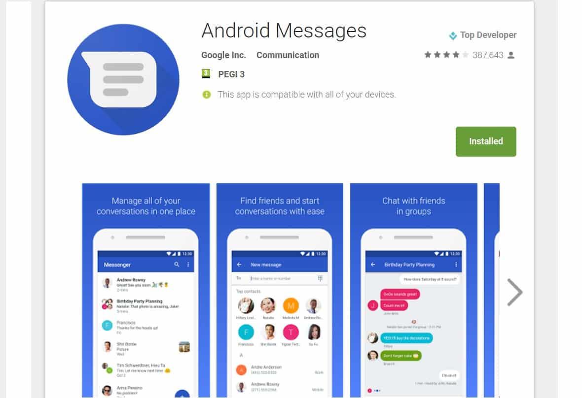 Google Messages قد يتوقف عن العمل عبر مجموعة من الهواتف