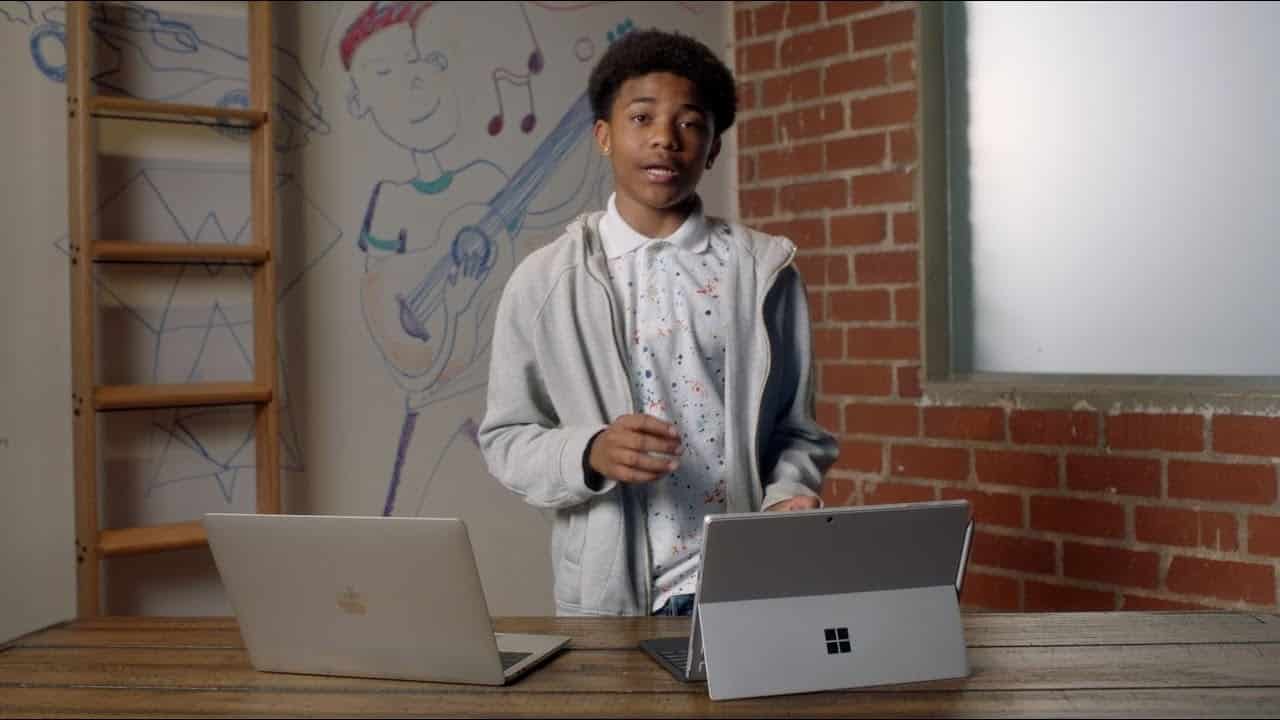 مايكروسوفت تسخر من آبل عبر حاسوب Surface Pro 7.. إليك التفاصيل