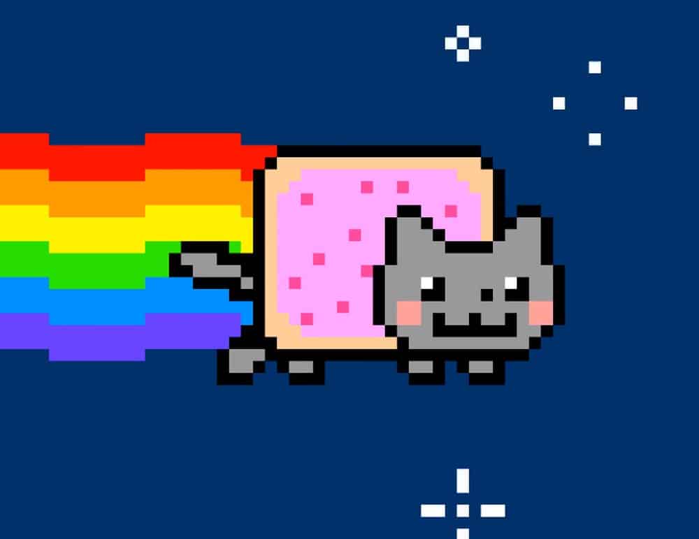 Nyan Cat تباع كقطعة من فن التشفير بنحو 600 ألف دولار
