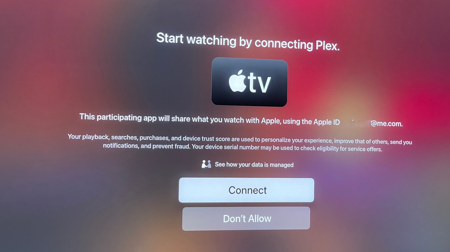 plex apple tv 2