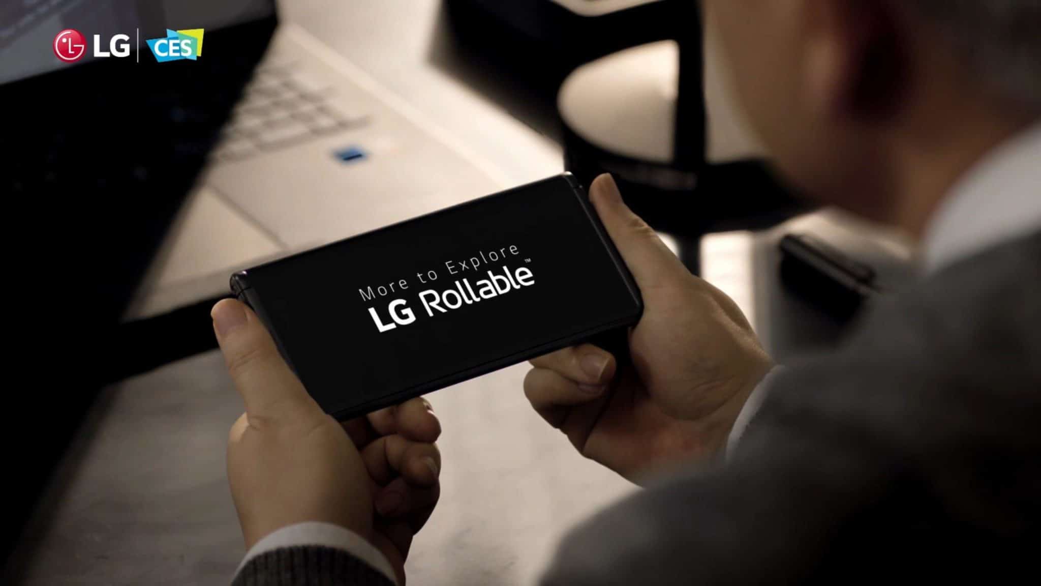 إل جي تنفي تخليها عن هاتف LG Rollable