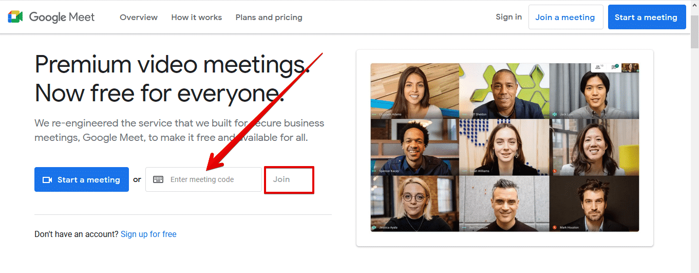 كيف تستخدم رموز تطبيق Google Meet للانضمام إلى الاجتماعات؟