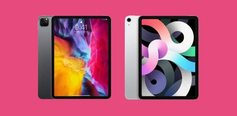 مقارنة بين جهازي iPad Air 2020 و iPad Pro.. أيهما أفضل لك؟
