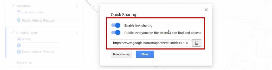 كيفية إنشاء خرائط جوجل التعاونية المشتركة