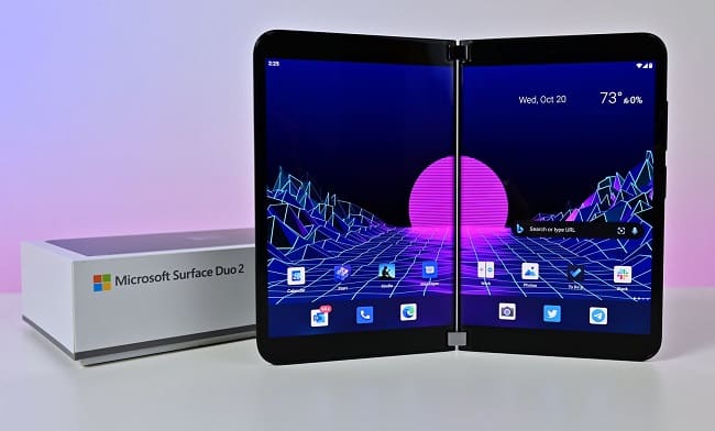 مراجعة هاتف مايكروسوفت القابل للطي Surface Duo 2