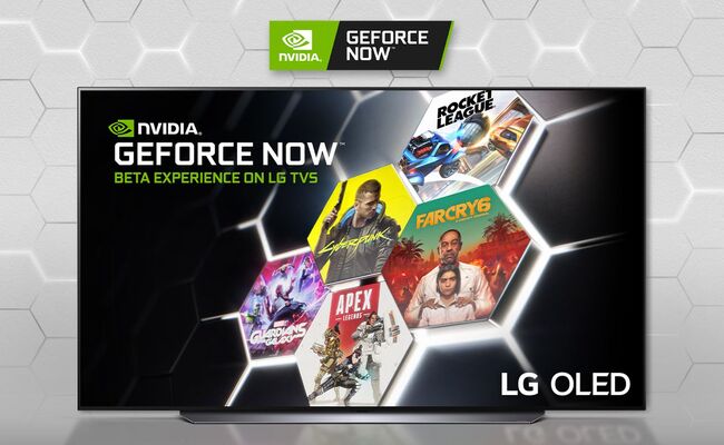 GeForce Now تبث ألعاب الحاسب إلى تلفاز إل جي