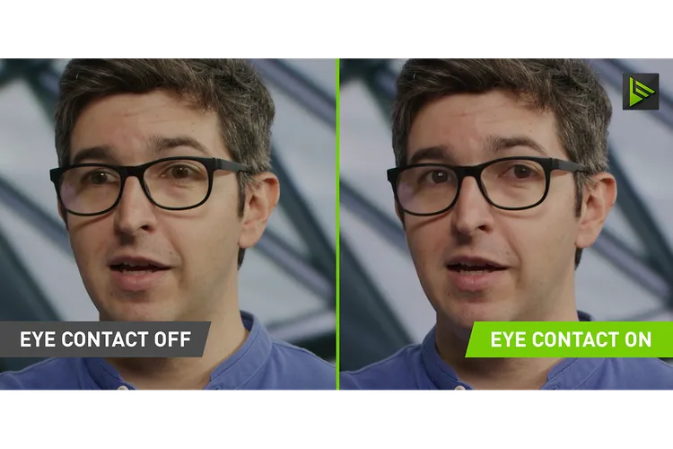 إنفيديا تستخدم الذكاء الاصطناعي لجعل أعيننا تنظر دائمًا إلى الكاميرا