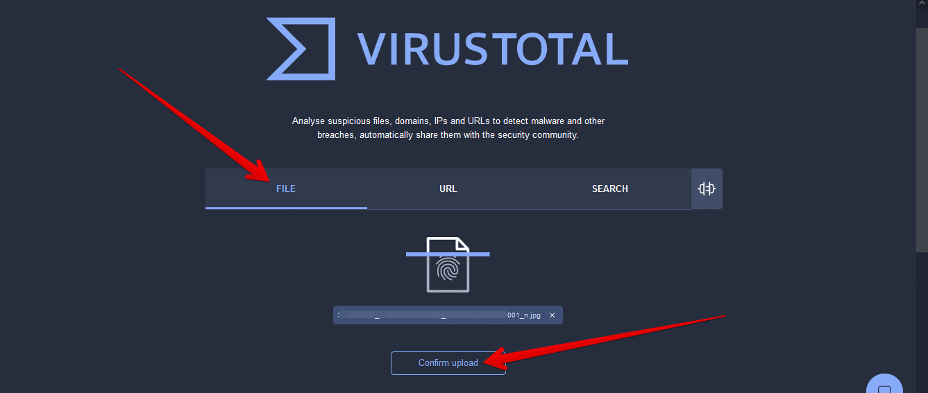 أداة Virustotal