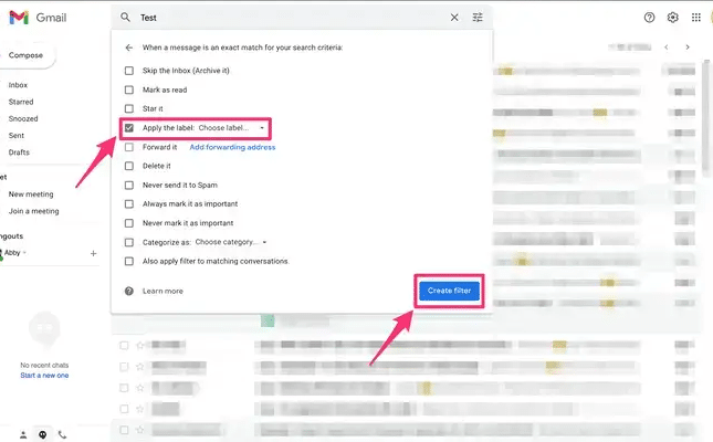 تنظيم الرسائل الإلكترونية الواردة في Gmail