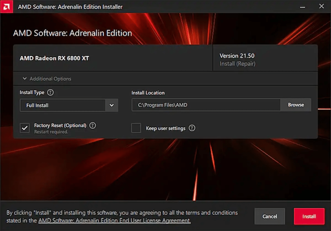 AMD تعالج مشكلة نادرة يمنع فيها تحديث برنامجها ويندوز من الإقلاع