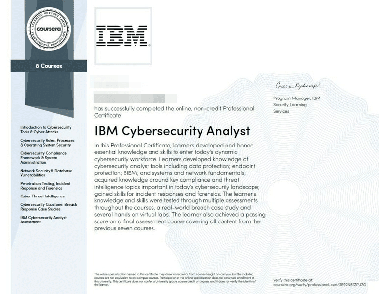 كورس مجاني من IBM لتعلم الأمن السيبراني