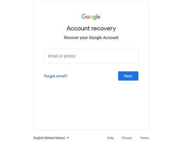 كيفية استعادة حسابك في جوجل 