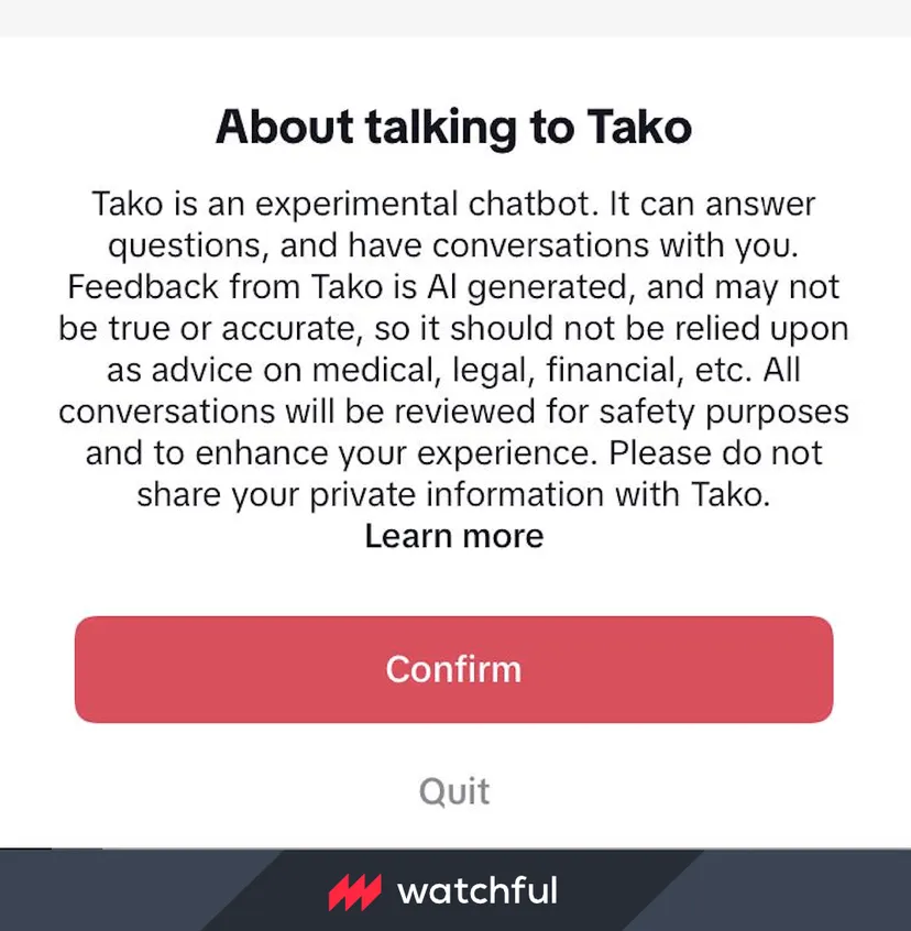 تيك توك تختبر روبوتًا ذكيًا للدردشة اسمه تاكو