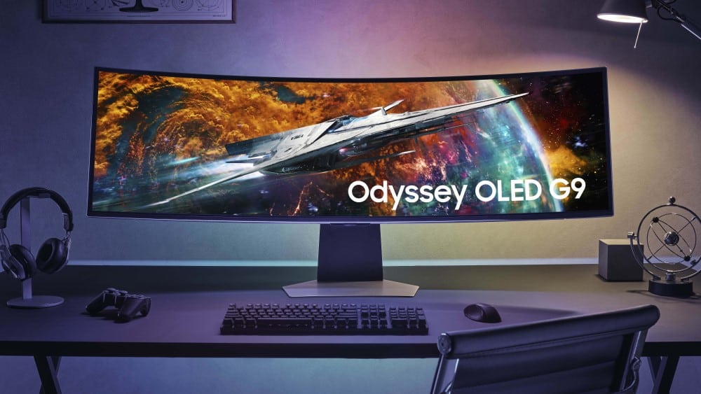 سامسونج تطلق شاشة الألعاب المتميزة Odyssey OLED G9