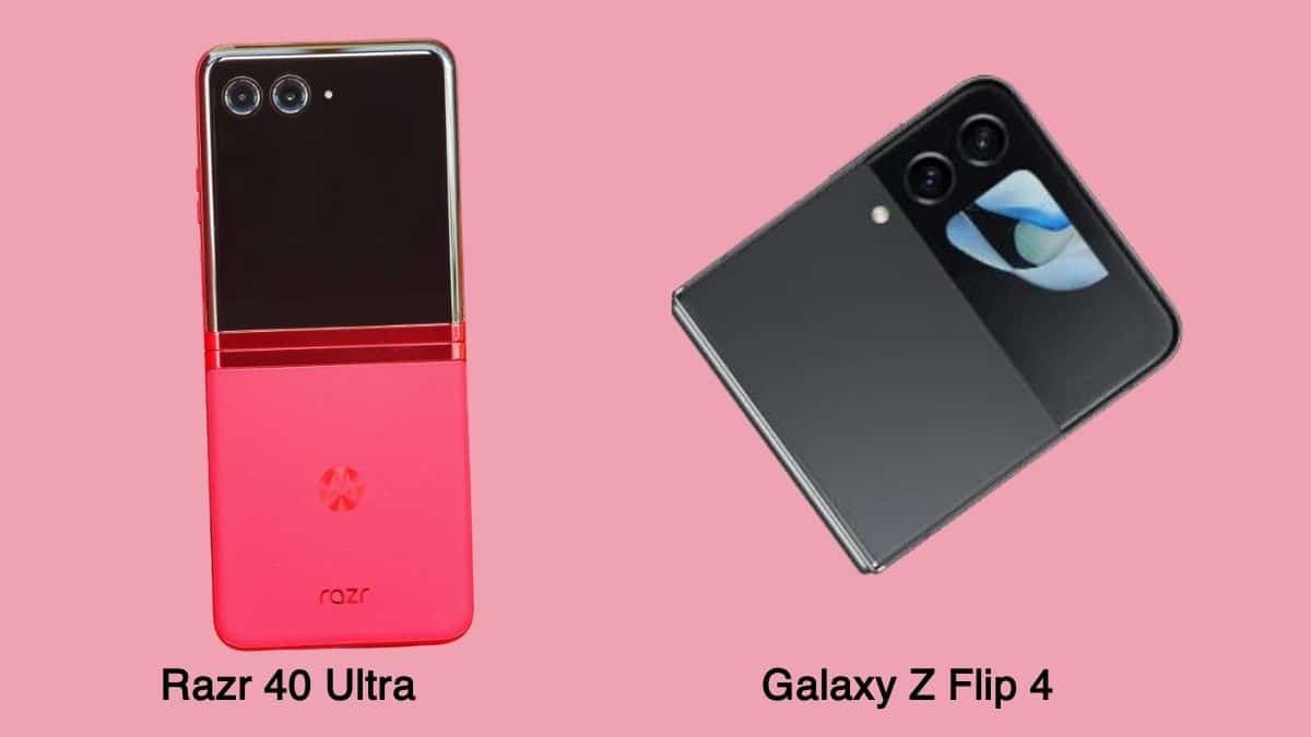 مقارنة شاملة بين هاتفي Razr 40 Ultra و Galaxy Z Flip 4 (3)