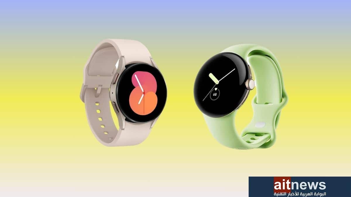 مقارنة بين ساعتي Galaxy Watch5 و Pixel Watch