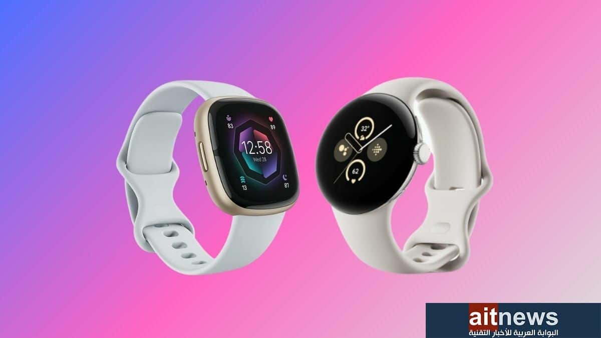 مقارنة بين ساعتي Pixel Watch 2 و Fitbit Sense 2