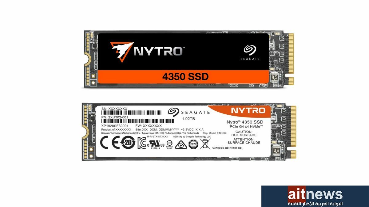 سيجيت تقدم قرص Nytro 4350 NVMe SSD لمراكز البيانات