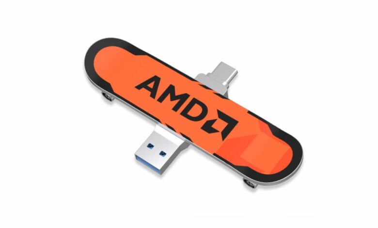 لينوفو تكشف عن ذاكرة فلاش USB بتصميم يشبه لوح التزلج