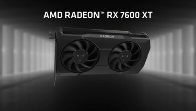 AMD تكشف رسميًا عن بطاقة RX 7600 XT بحجم ذاكرة يصل إلى 16 جيجابايت
