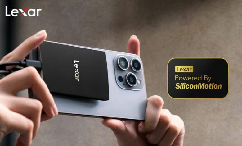 Lexar تتعاون مع Silicon Motion وتطلق أحدث أقراص SSD المحمولة
