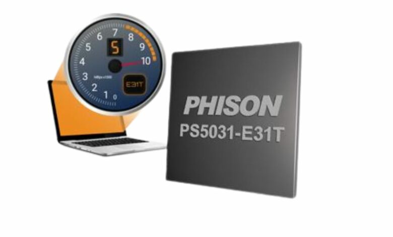 Phison تقدم أحدث وحدات التحكم المخصصة لأقراص تخزين